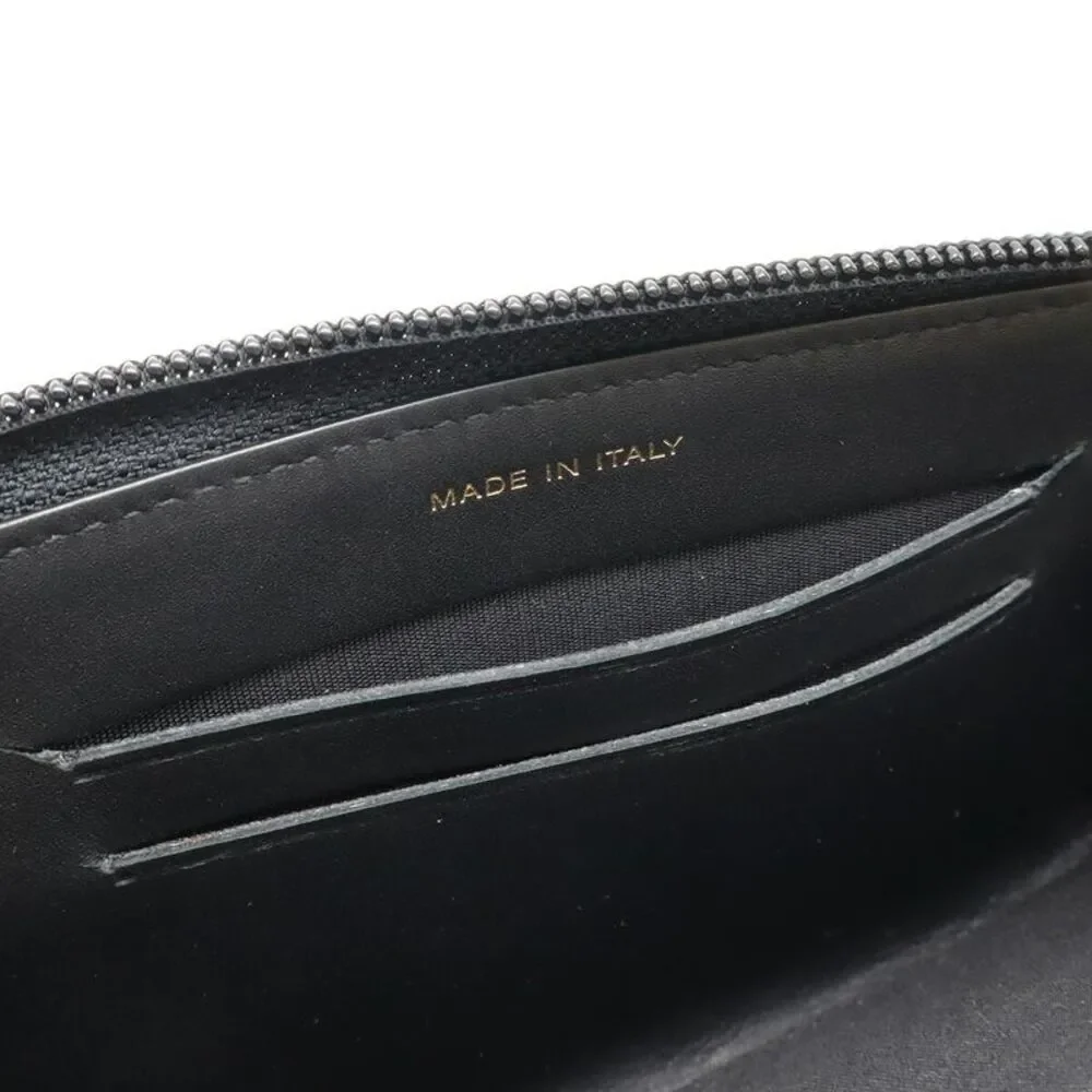 Chanel Caviar Leather Zip Wallet Black